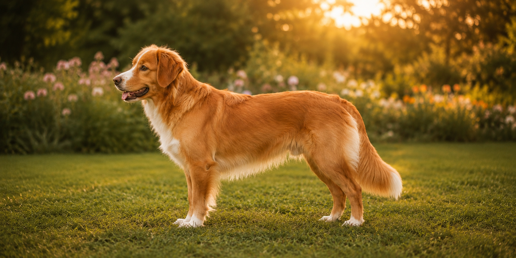 Butterscotch standing side-on — AI body scan